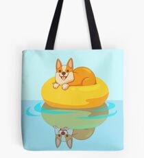 Summer Corgi Tote Bag