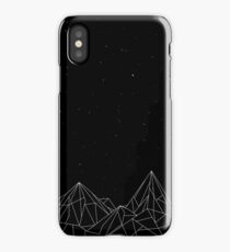 Night Court Mountains - Black (OLD VERSION) iPhone Case