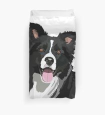 Border Collie Dog #2 Duvet Cover