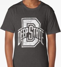 Deep State (White) Long T-Shirt