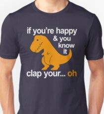 T-Rex clap your hands Unisex T-Shirt