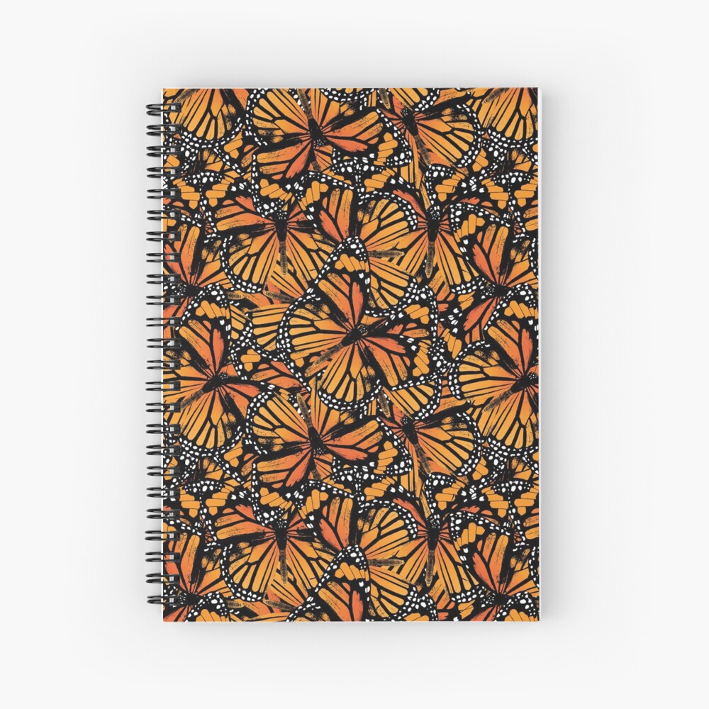Monarch Butterflies | Vintage Butterflies | Butterfly Patterns | Spiral Notebook