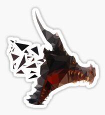 Prismatic Dark Dragon Sticker