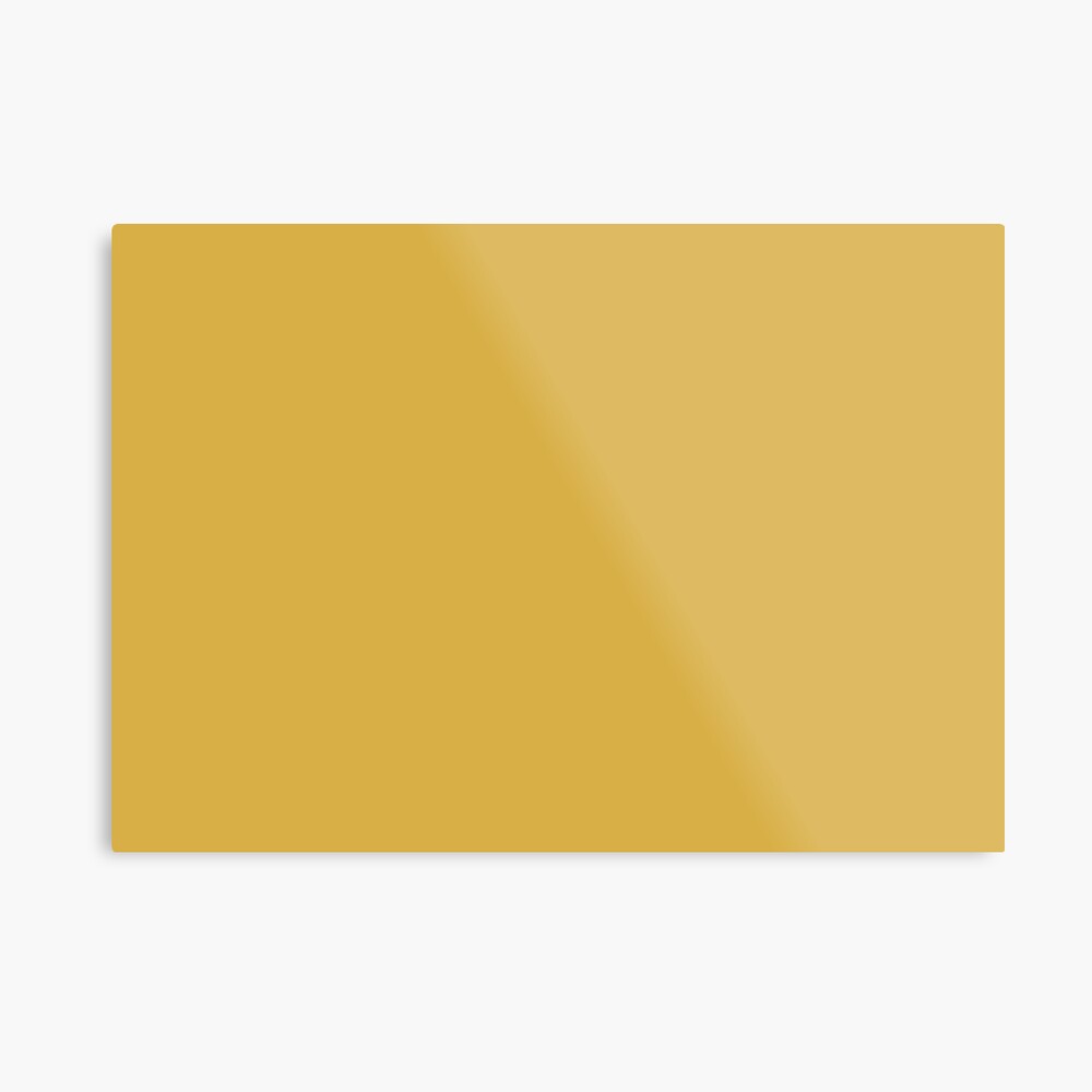 Spicy Mustard 14-0952 TCX | Pantone | Color Trends | Fall Winter 2016 | Solid Colors | Fashion Colors | Metal Print