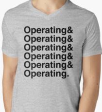 OPERATING&OPERATING&OPERATING Men's V-Neck T-Shirt