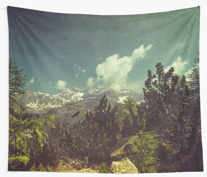 "Italian Mountains" Wall Tapestries by Dirk Wuestenhagen  Redbubble