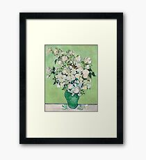 Van Gogh, Roses, 1890 Framed Print