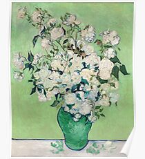 Van Gogh, Roses, 1890 Poster