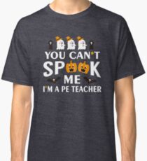 Halloween Funny PE Teacher Costume Scare Classic T-Shirt