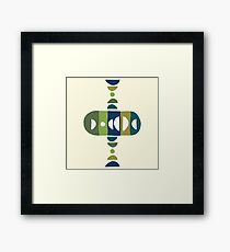 Storm Calka Green Space Framed Print
