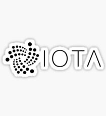 IOTA Cryptocurrency Sticker