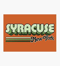 Syracuse, NY | City Stripes Photographic Print