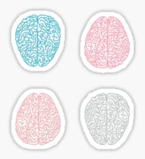Brainy Pastel Pattern Sticker