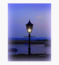 Evening Lamp in Topsham Photographic Print