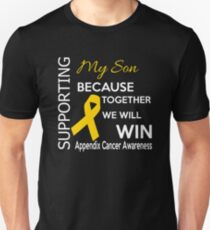 Support Appendix Cancer Awareness Design Unisex T-Shirt