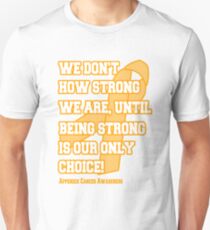 Support Appendix Cancer Awareness Design Unisex T-Shirt