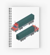 Cargo Transportation. Isometric Truck. Isometric Transportation. Cargo Trailer. Delivery Truck. Logistics Transportation. Mode of Transportation. Cargo Truck. Spiral Notebook