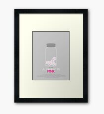 A Study In Pink Framed Print