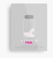 A Study In Pink Metal Print