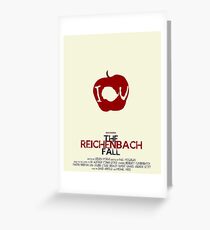 The Reichenbach Fall Greeting Card