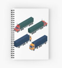 Cargo Transportation. Isometric Truck. Isometric Transportation. Cargo Trailer. Delivery Truck. Logistics Transportation. Mode of Transportation. Cargo Truck. Spiral Notebook