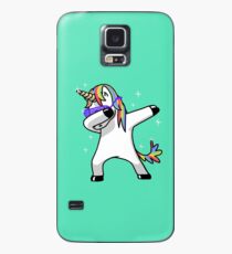 Einhorn-Hemd abtupfen Hip Hop-lustige Magie tupfen Hülle & Klebefolie für Samsung Galaxy