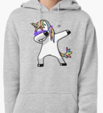 Dabbing Unicorn Shirt Dab Hip Hop Funny Magic Pullover Hoodie