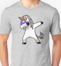 Dabbing Unicorn Shirt Dab Hip Hop Funny Magic Unisex T-Shirt