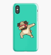 Dabbing Pug funny hip hop tshirt iPhone Case