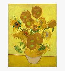 Van Gogh Yellow Sunflowers Photographic Print