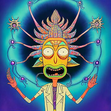 Rick Morty Nirvana Decal Cartoon Funny Glossy Vinyl Sticker 3in