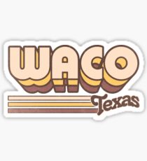 Waco, TX | City Stripes Sticker