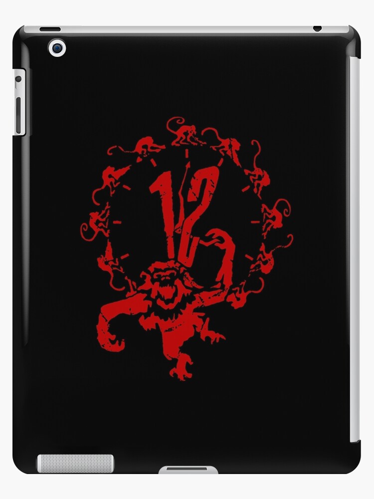 12 Monkeys Terry Gilliam Red On Black Ipad Case Skin By