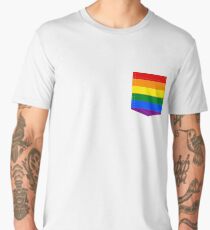 lgbt+ pride flag pocket Men's Premium T-Shirt