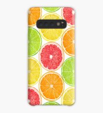 Citrus fruits pattern Case/Skin for Samsung Galaxy