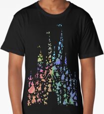 Happiest Castle On Earth (Rainbow Explosion) Long T-Shirt