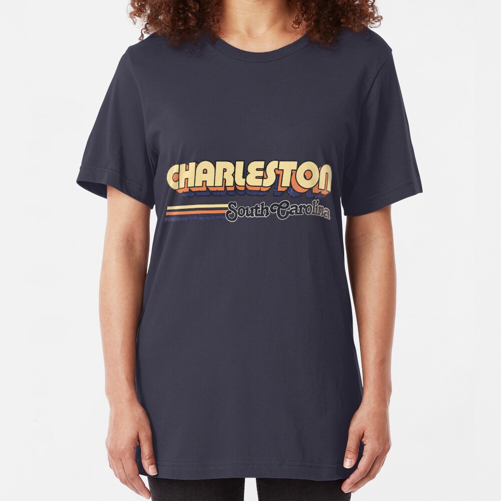 Charleston, SC | City Stripes Slim Fit T-Shirt