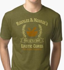 Rosalee & Monroe's Exotic Spice & Tea Shop Tri-blend T-Shirt
