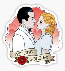 As Time Goes By Sticker