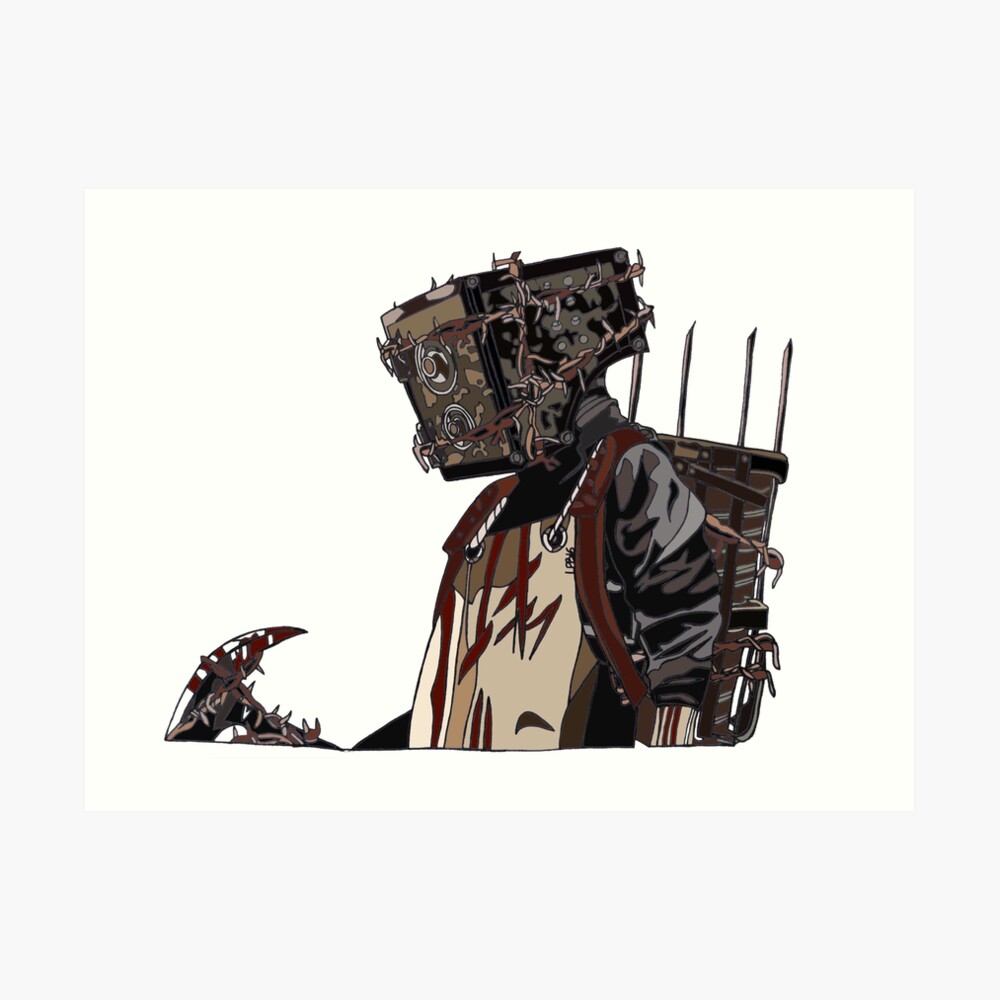 The Keeper The Evil Within Art Print By Enowesker Redbubble