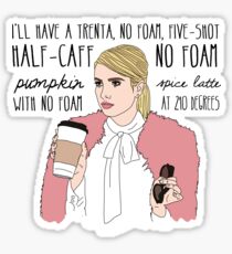 Pumpkin Spice Latte Sticker