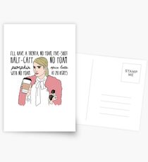 Pumpkin Spice Latte Postcards