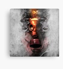 Smoke Rainbow Metal Print