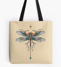 Dragon Fly Tattoo Tote Bag