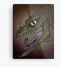 Dragon illustration Metal Print