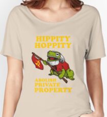 Hippity Hoppity Abolish Private Property Women's Relaxed Fit T-Shirt