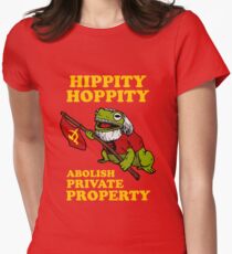 Hippity Hoppity Abolish Private Property Women's Fitted T-Shirt
