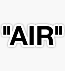 Off White Style Label - Air Sticker