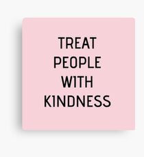 Harry Styles - Treat People With Kindness (all pink) Canvas Print