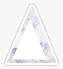 Delta weißer Marmor Sticker